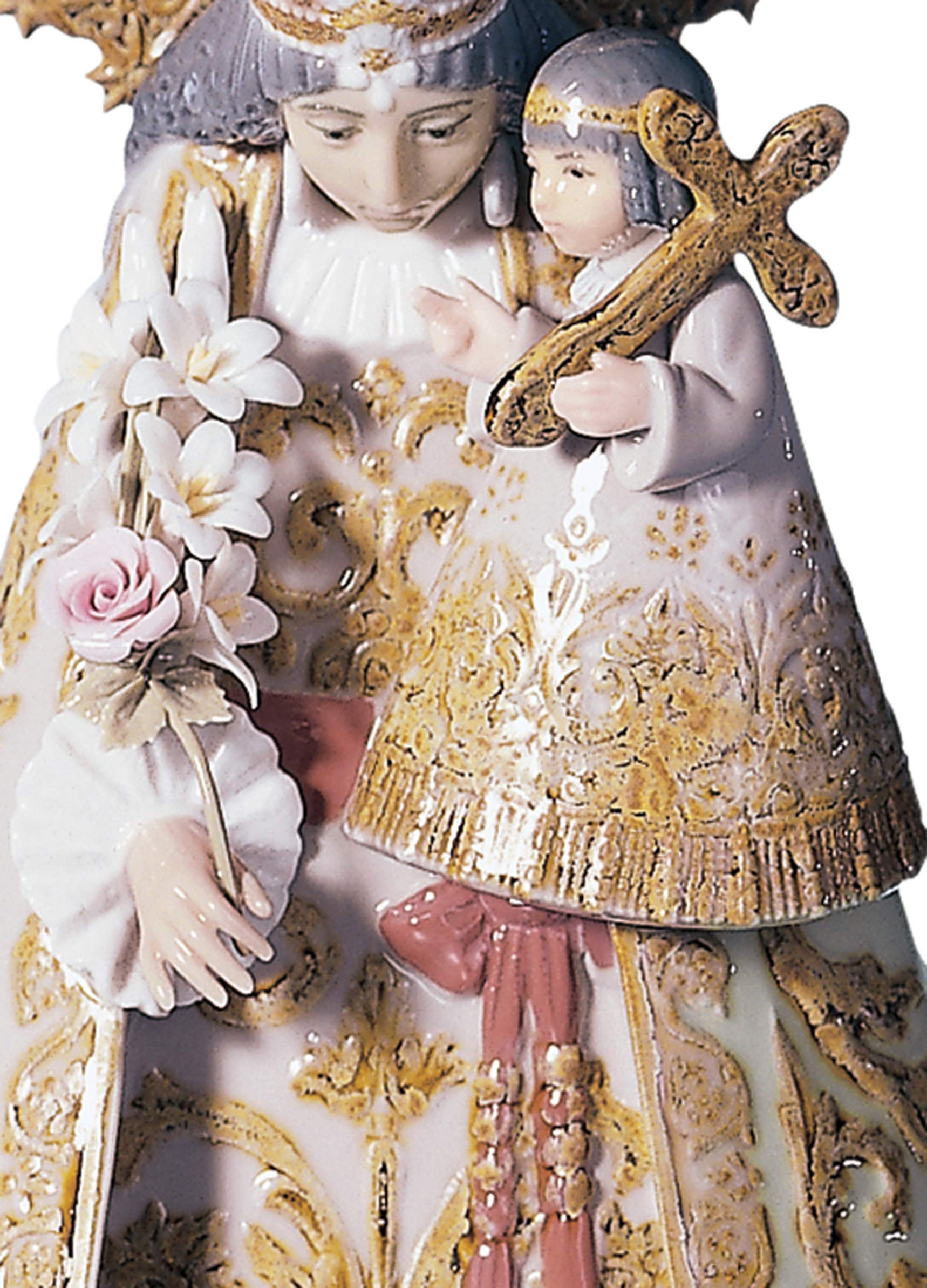 ◈再出品◈✨完品✨️LLADROプリブレッジ　女神へささぐ花【絶版】専用箱有り Our Lady of The Forsaken Figurine. Numbered Edition | Lladró® Europe